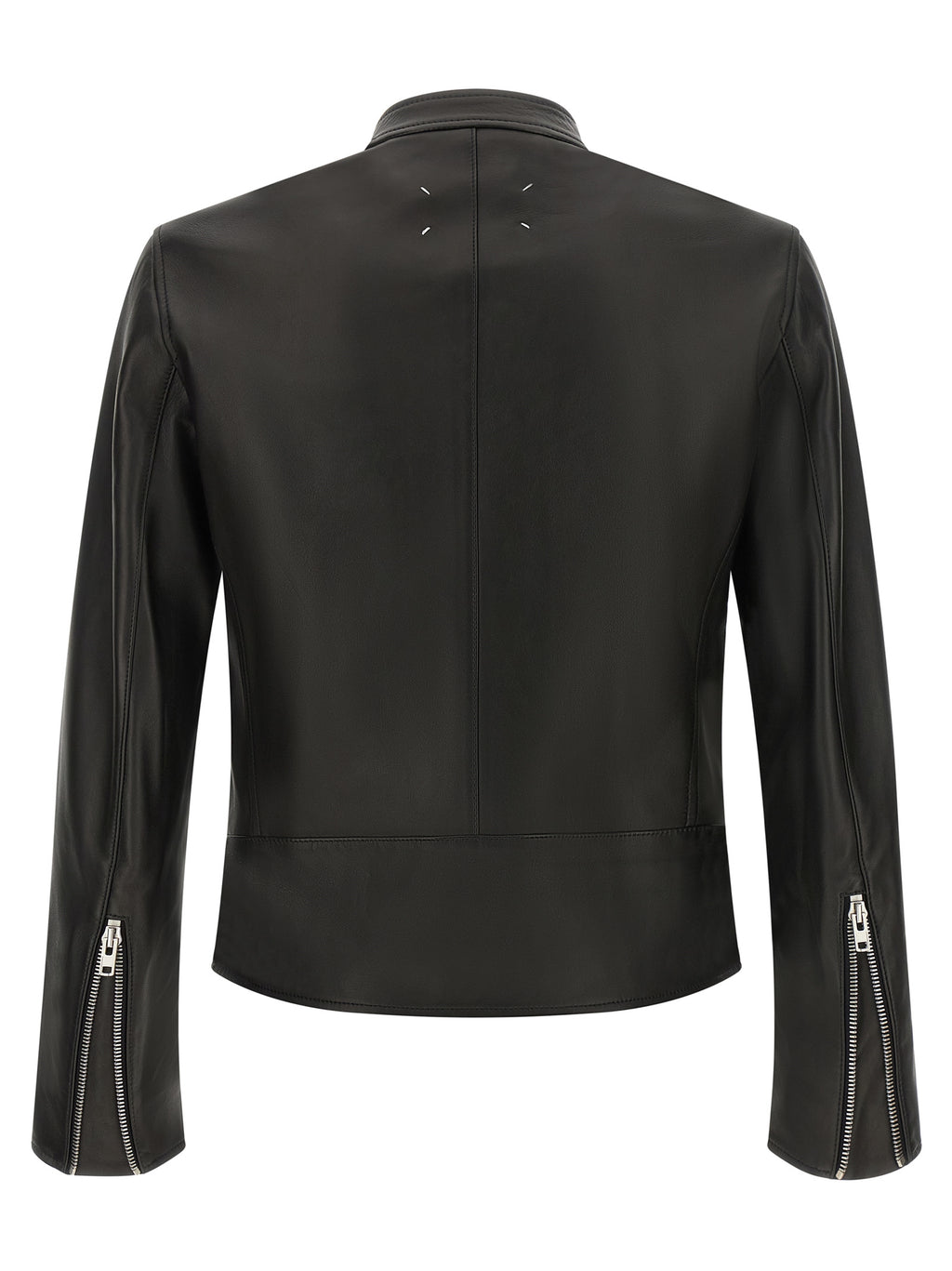 Maison Margiela Schwarze Lammlederjacke