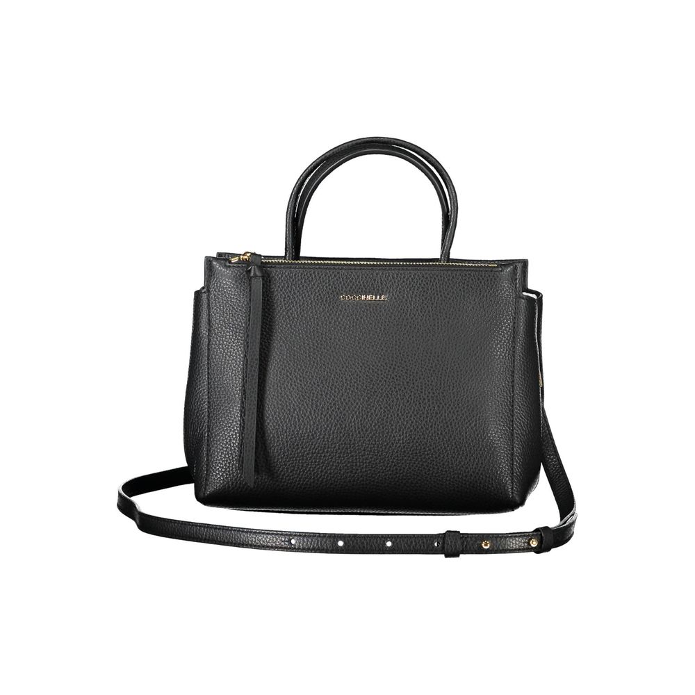 Coccinelle Schwarze Leder Damentasche