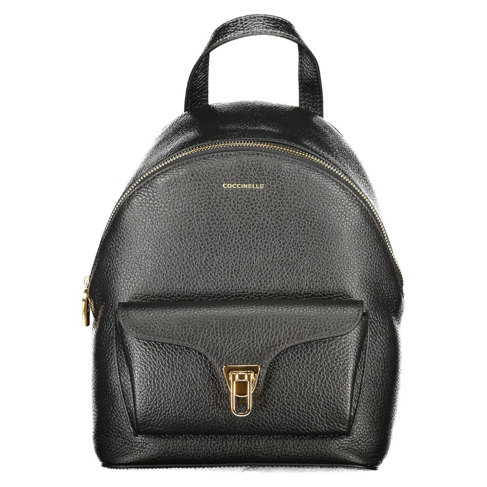 Coccinelle Schwarzer Lederrucksack für Damen