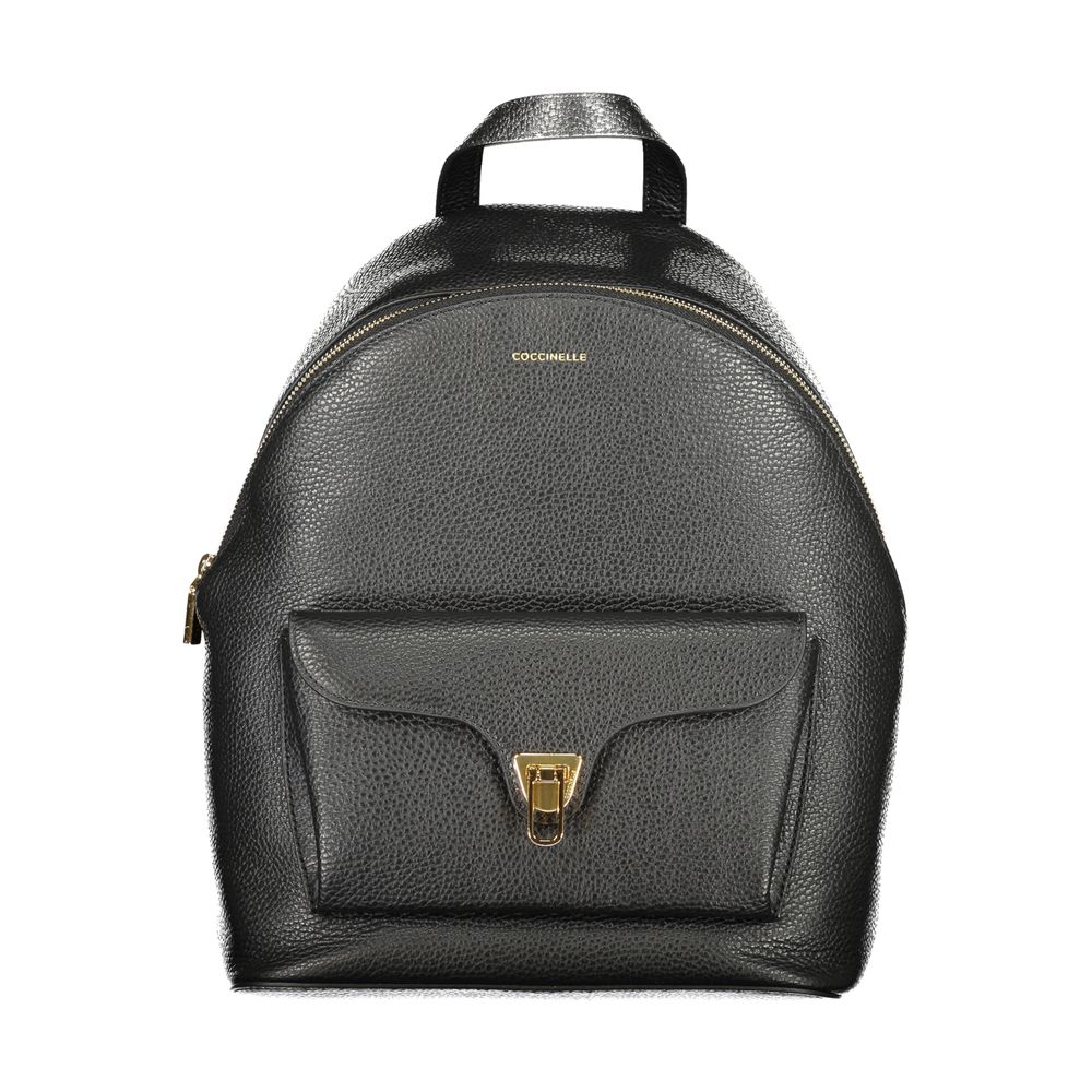 Coccinelle Schwarzer Lederrucksack für Damen