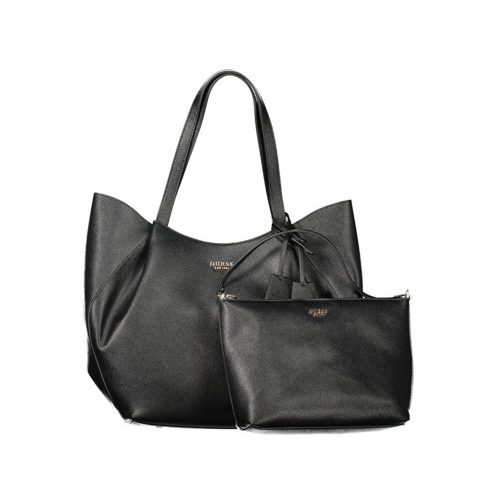 Guess Jeans Handtasche aus Nero-Polyurethan für Damen