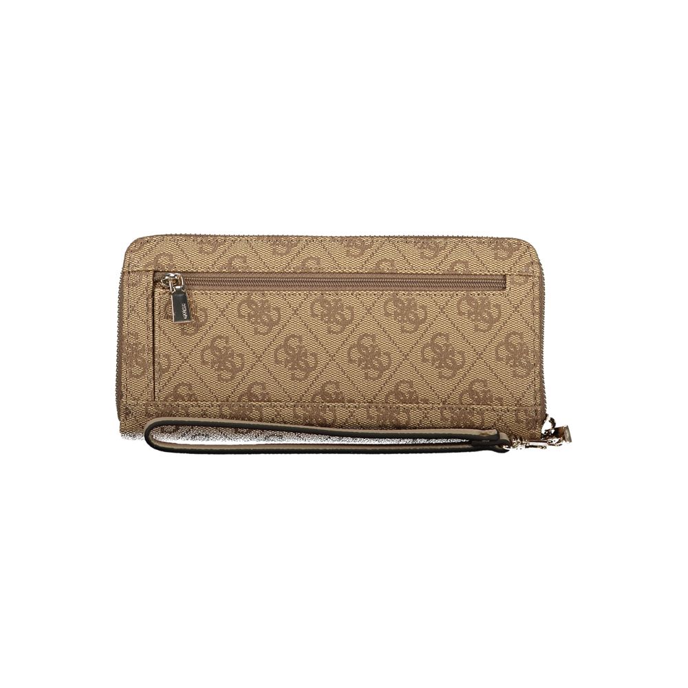 Guess Jeans Beige Polyurethane Damen Geldbörse