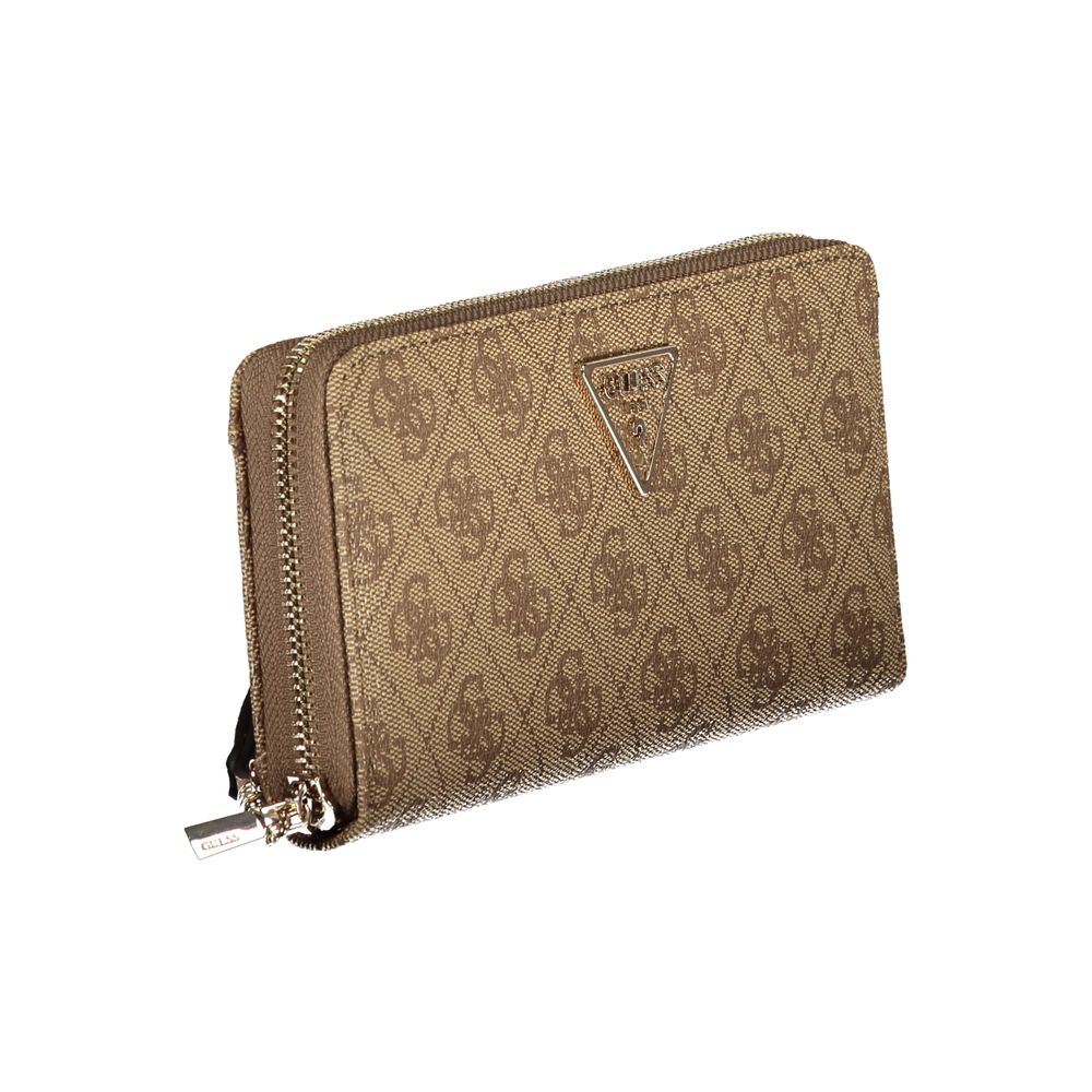 Guess Jeans Beige Polyurethane Damen Geldbörse