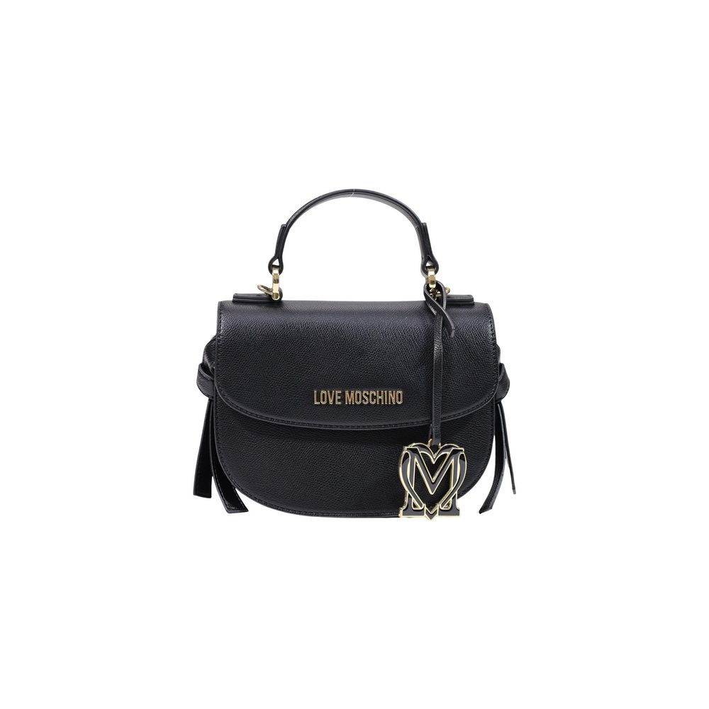 Love Moschino Schwarze Handtasche aus Polyethylen
