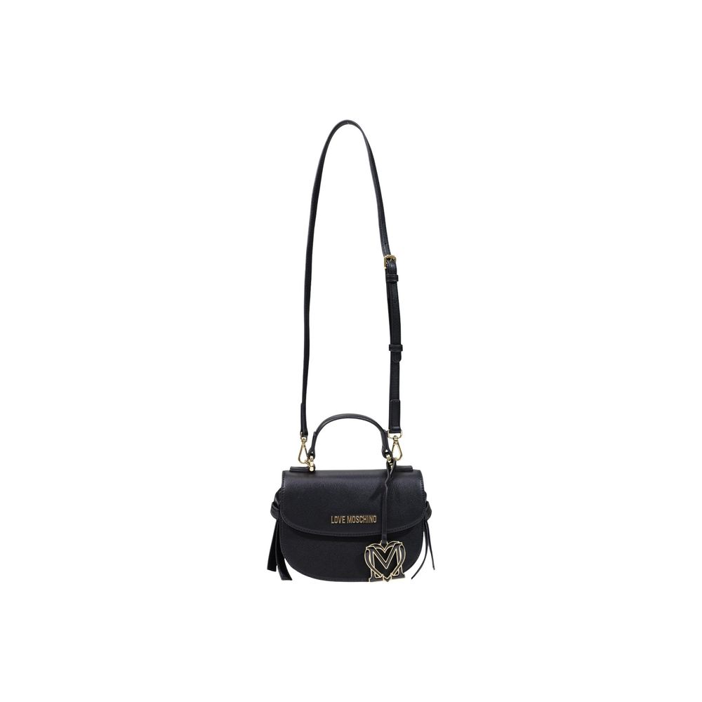 Love Moschino Schwarze Handtasche aus Polyethylen