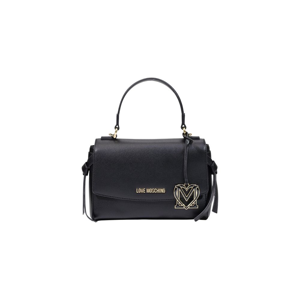 Love Moschino Schwarze Handtasche aus Polyethylen