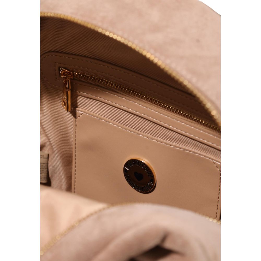 Love Moschino Beiger Rucksack aus Polyester
