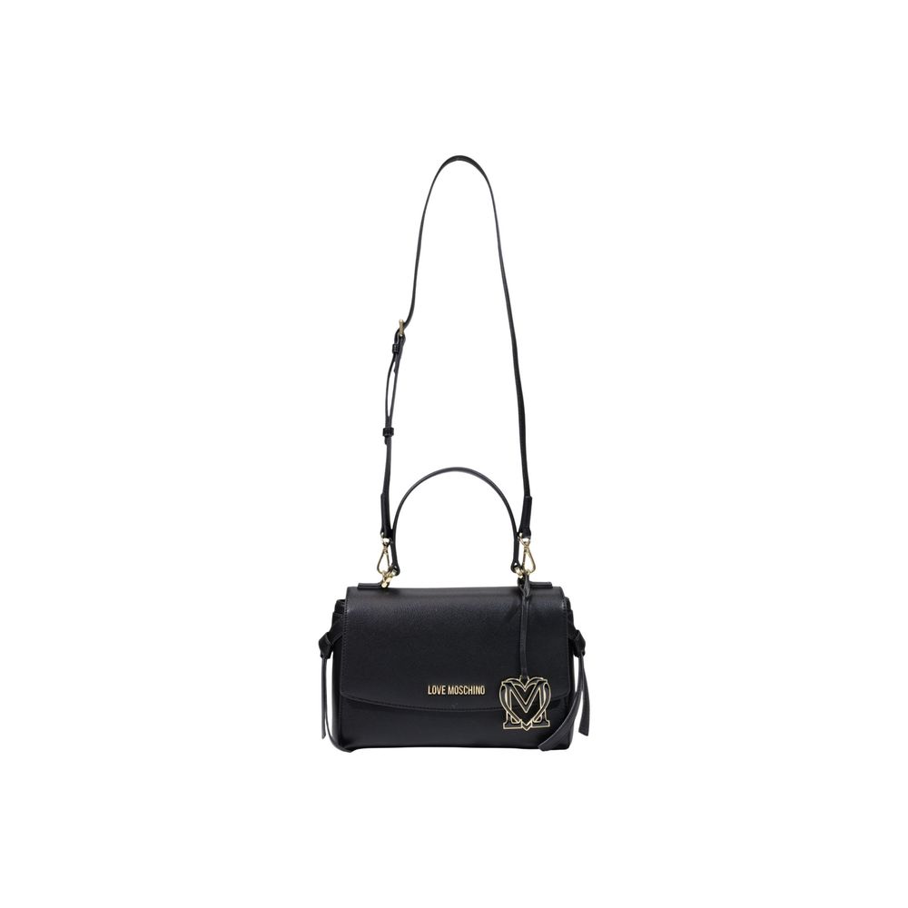 Love Moschino Schwarze Handtasche aus Polyethylen