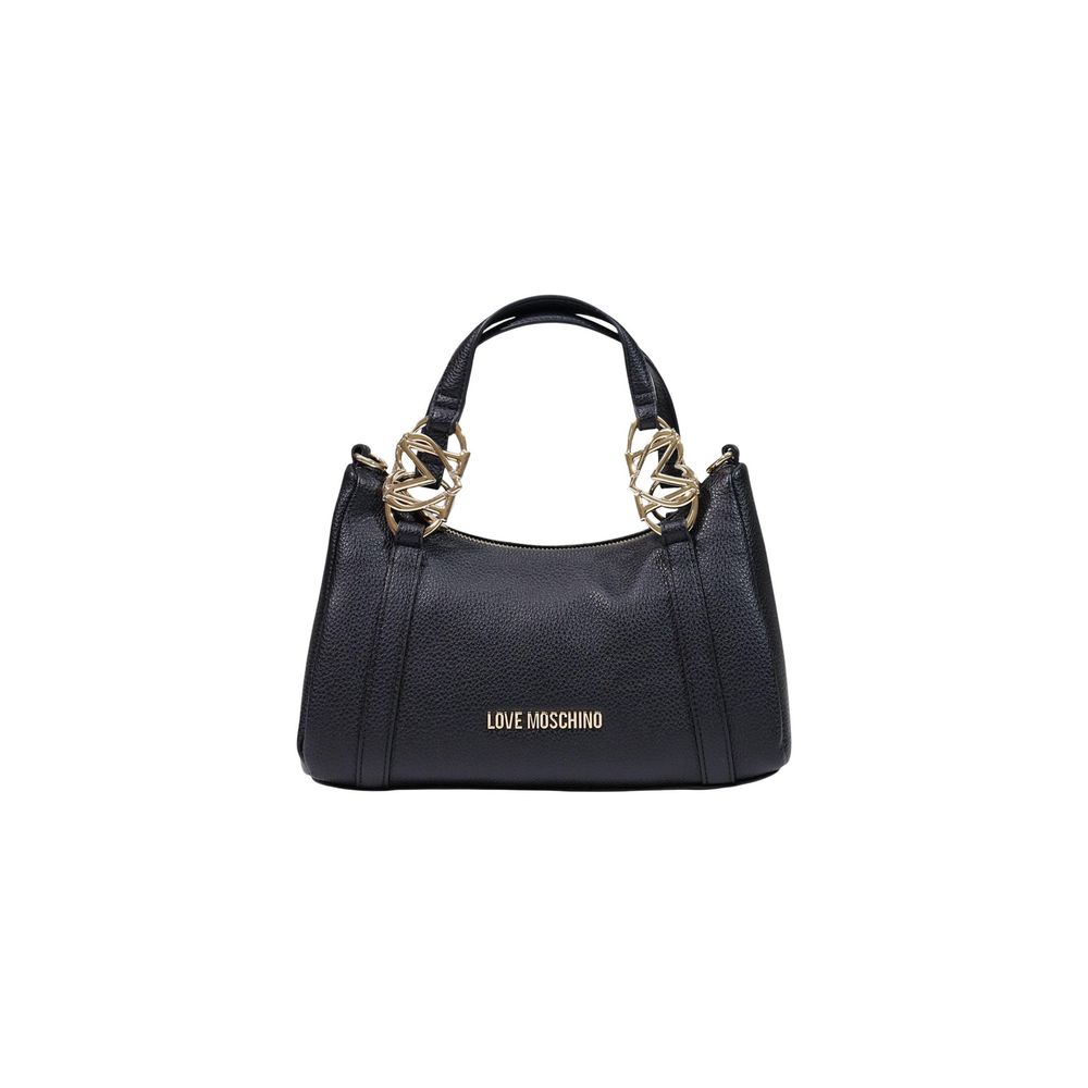 Love Moschino Schwarze Handtasche aus Polyethylen