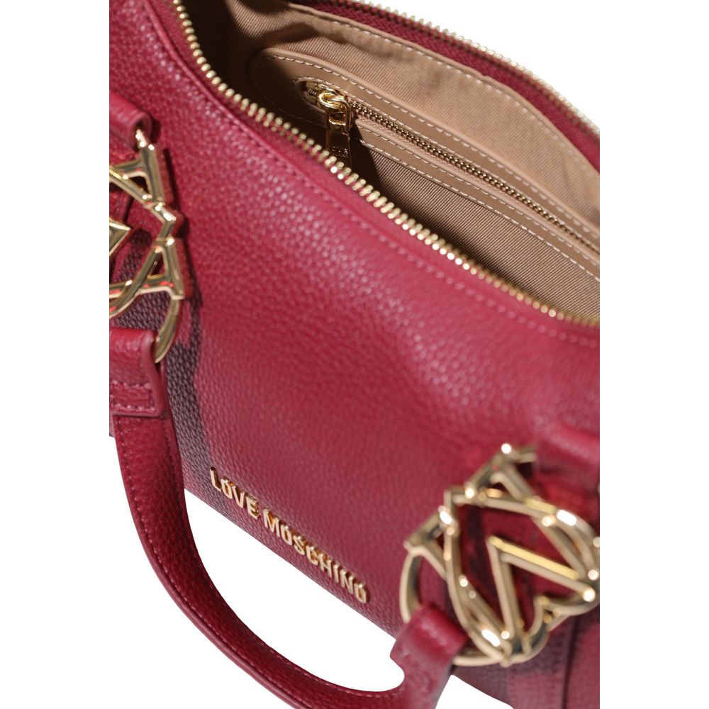 Love Moschino Lila Handtasche aus Polyethylen