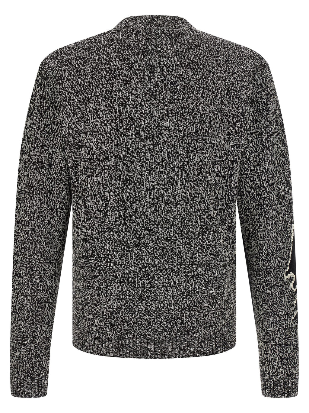 Valentino Garavani Zweifarbige Strickjacke aus reiner Schurwolle