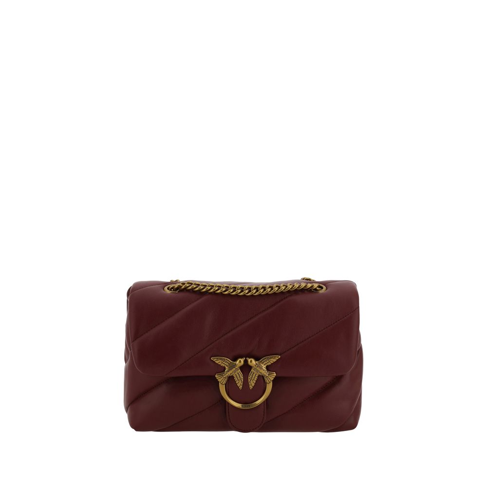 PINKO Multicolor Calf Leather Bos Taurus Schultertasche
