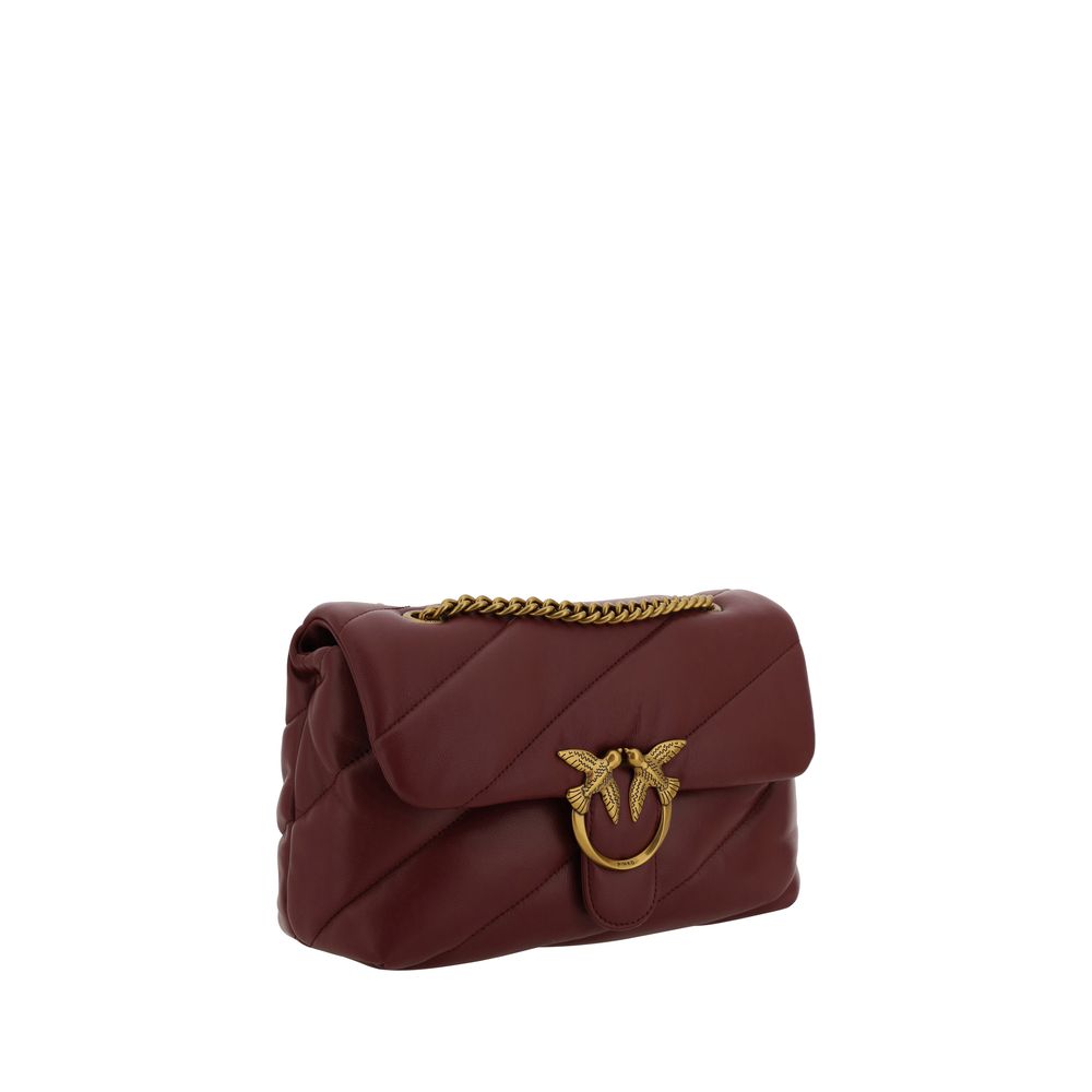 PINKO Multicolor Calf Leather Bos Taurus Schultertasche
