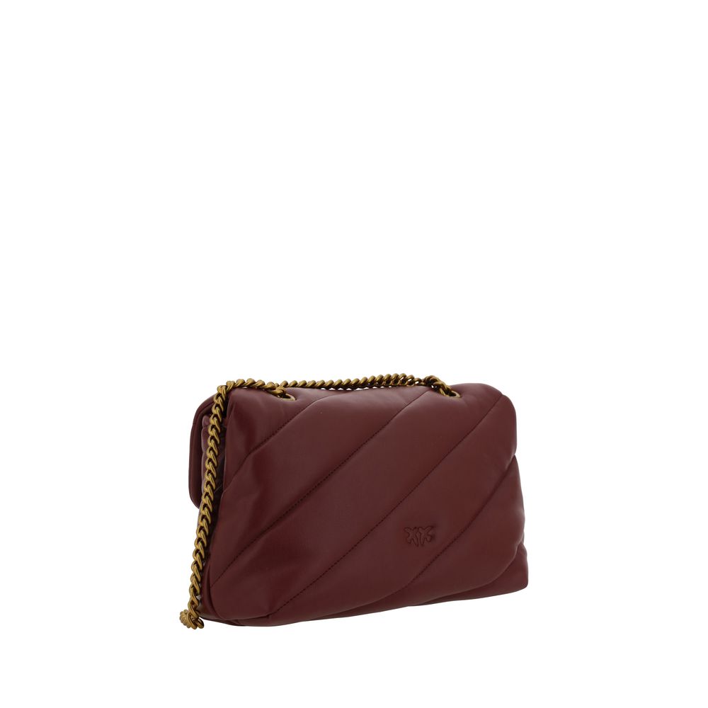 PINKO Multicolor Calf Leather Bos Taurus Schultertasche