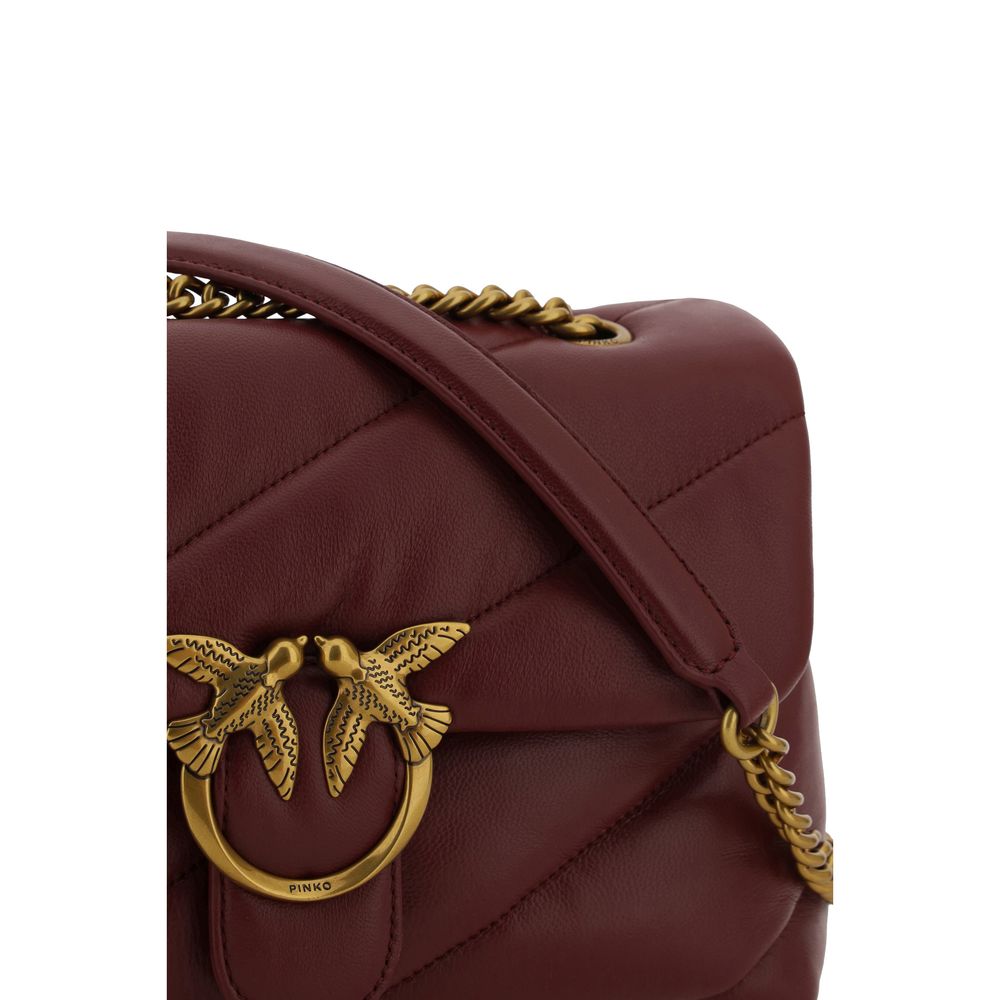 PINKO Multicolor Calf Leather Bos Taurus Schultertasche