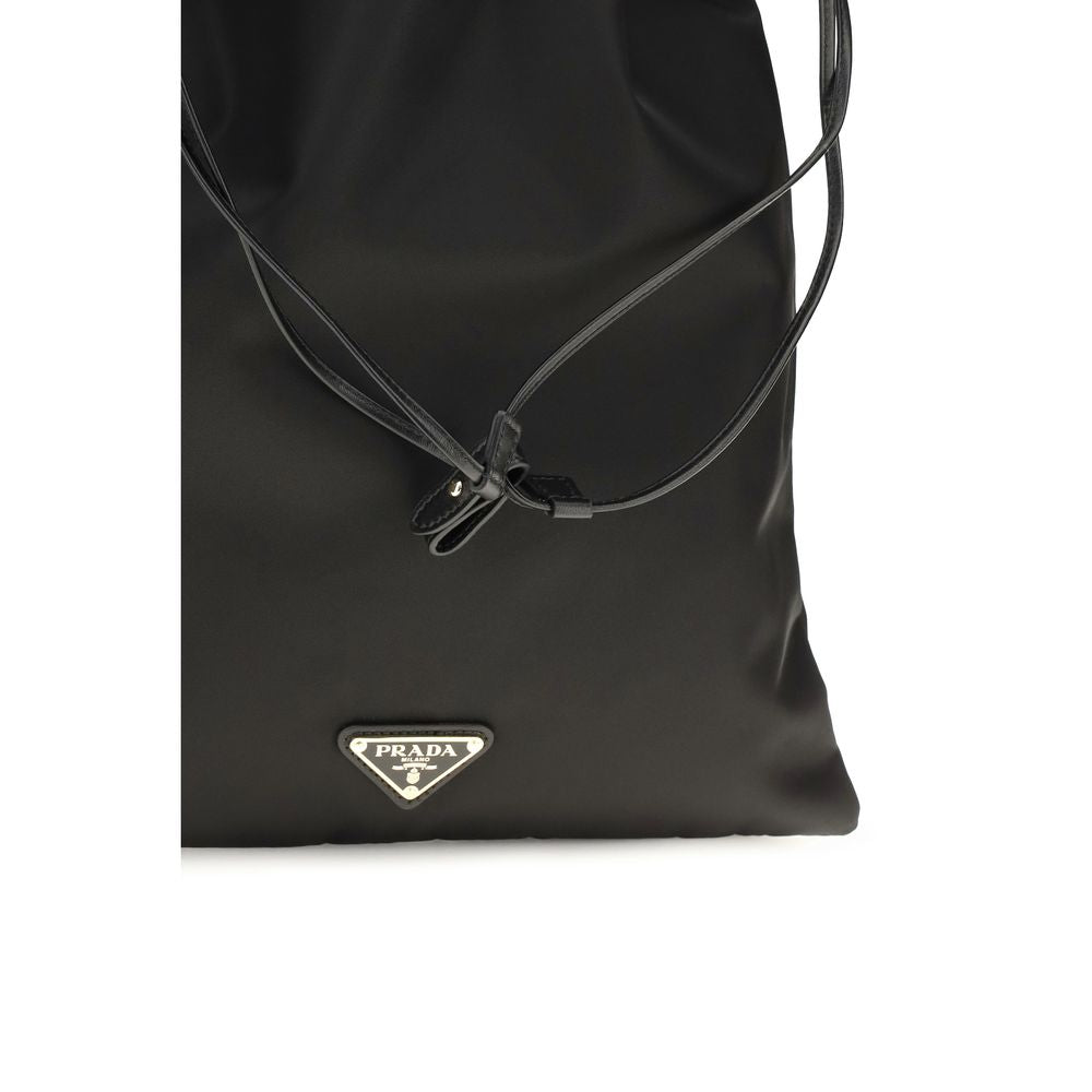 Prada Schwarze Polyamid-Geldbörse