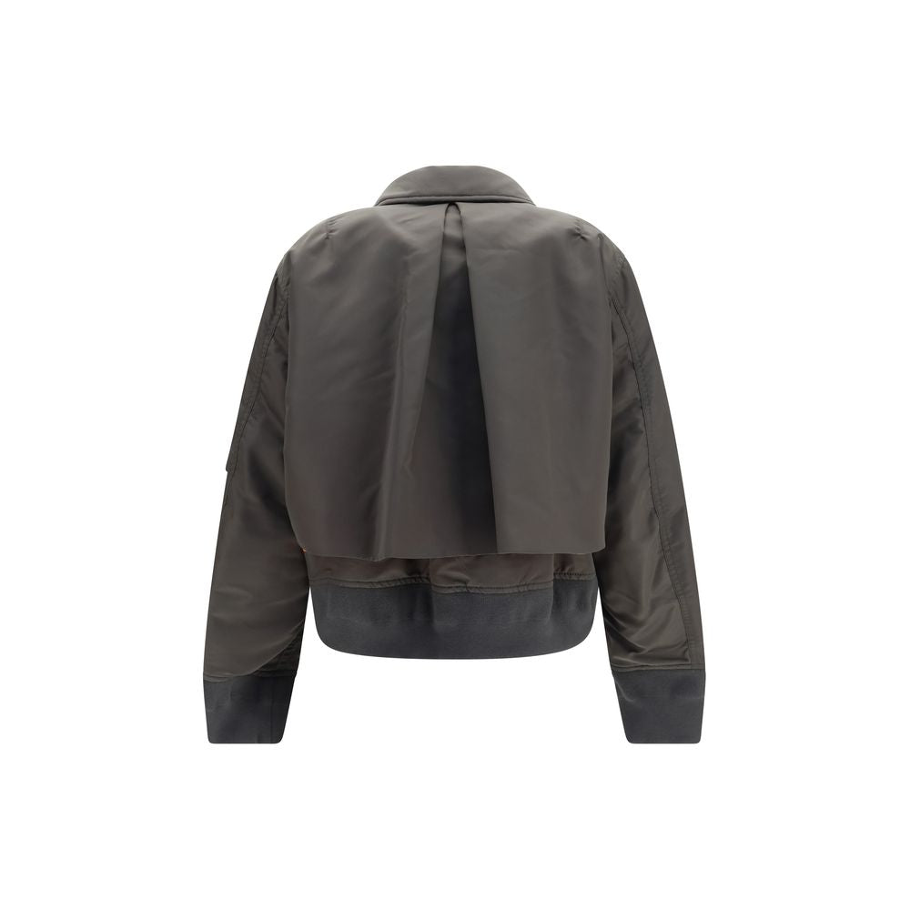 Sacai Zweifarbige Nylon-Bomberjacke
