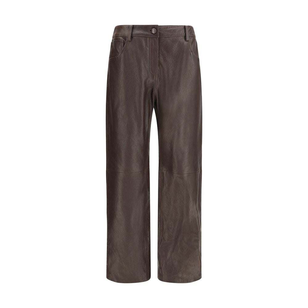 Magda Butrym Braune Lederhose