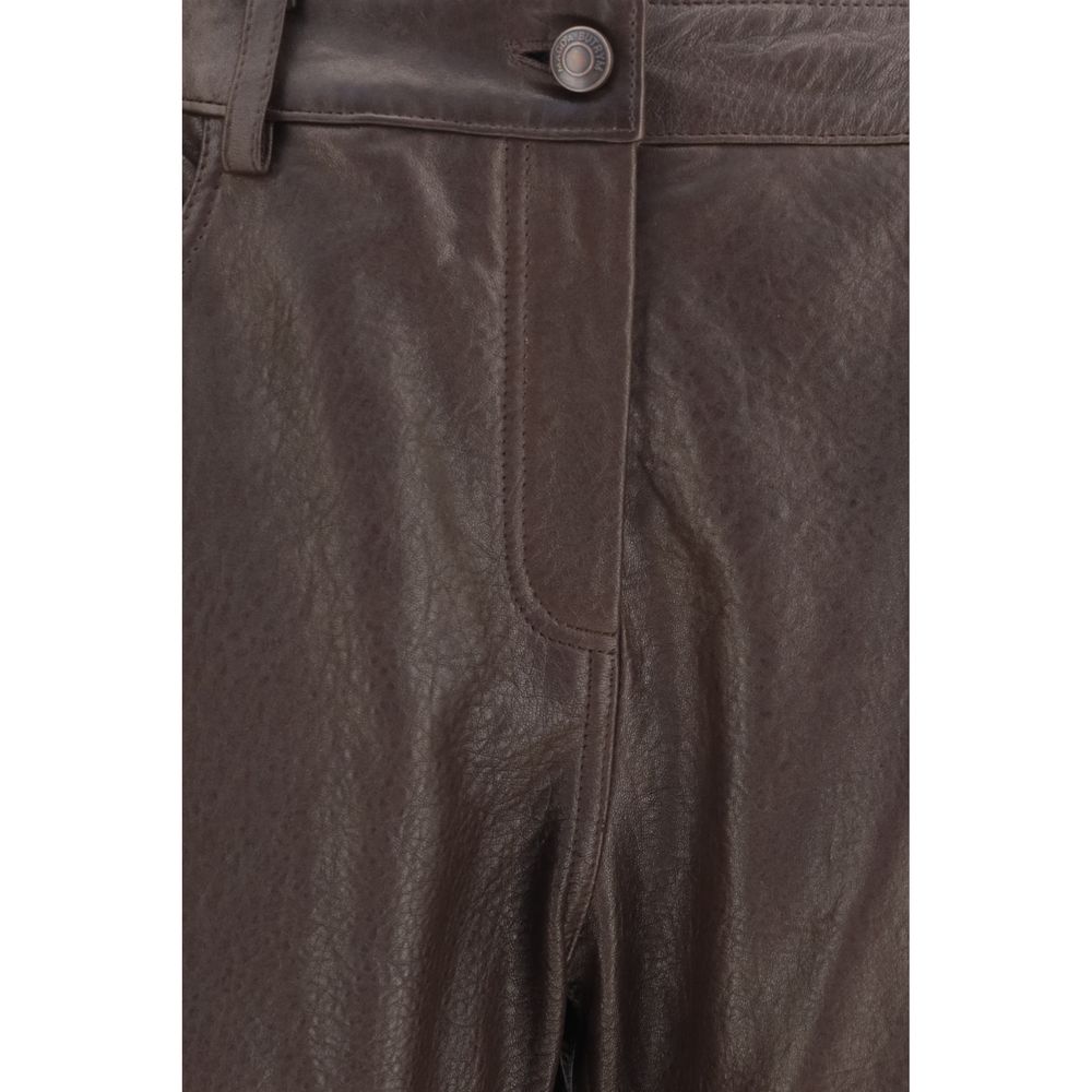 Magda Butrym Braune Lederhose
