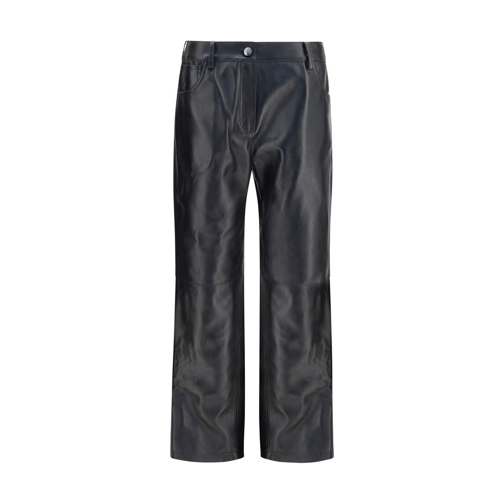 Magda Butrym Schwarze Lederhose