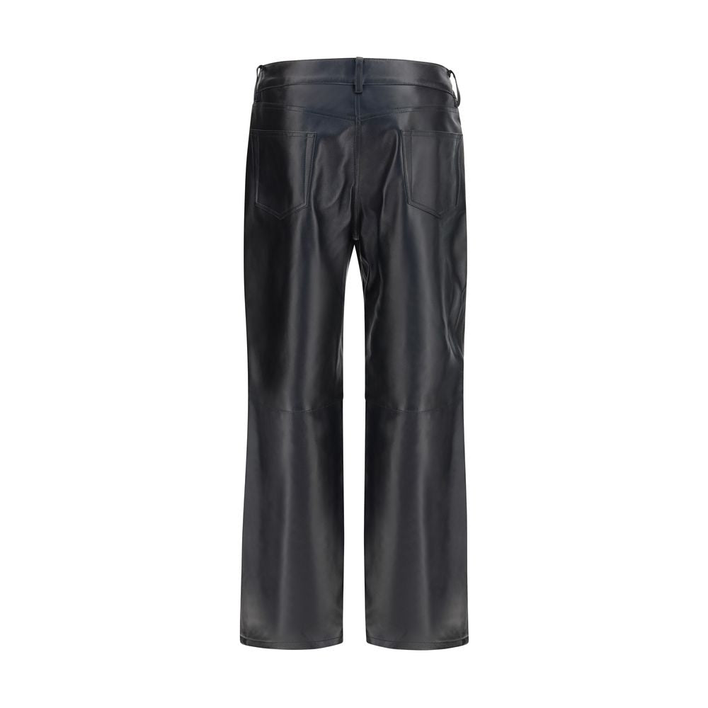 Magda Butrym Schwarze Lederhose