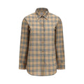 Burberry Beige Cotton Pattern Shirt