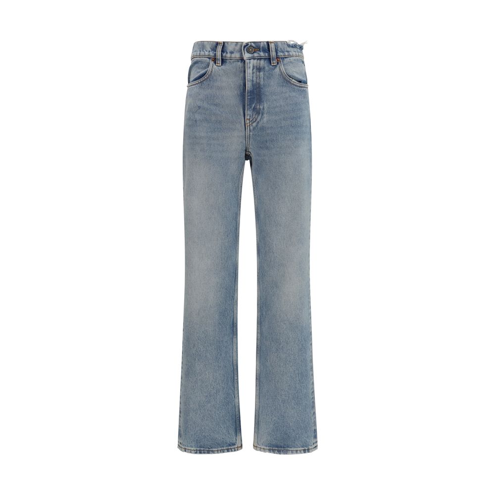 Golden Goose Blaue Jeans aus Baumwolle im geraden Schnitt