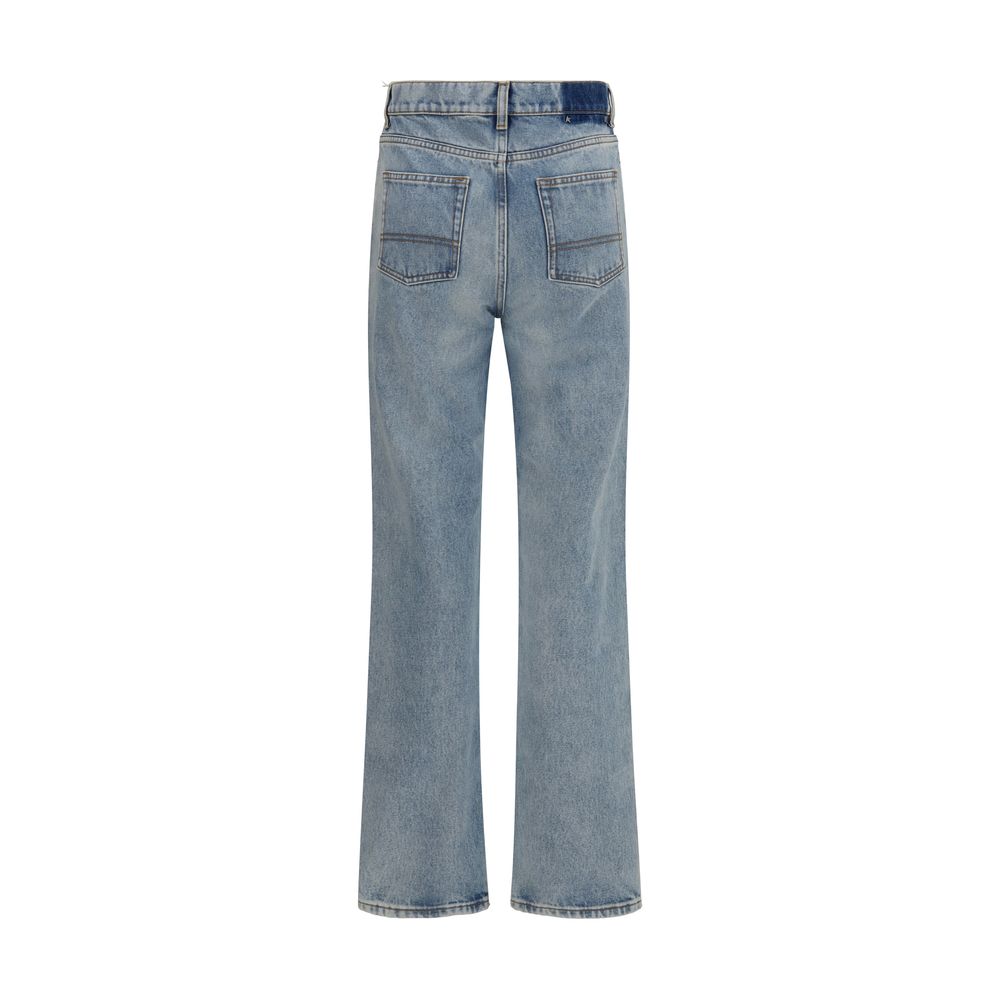 Golden Goose Blaue Jeans aus Baumwolle im geraden Schnitt