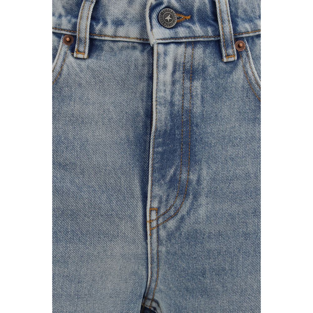 Golden Goose Blaue Jeans aus Baumwolle im geraden Schnitt