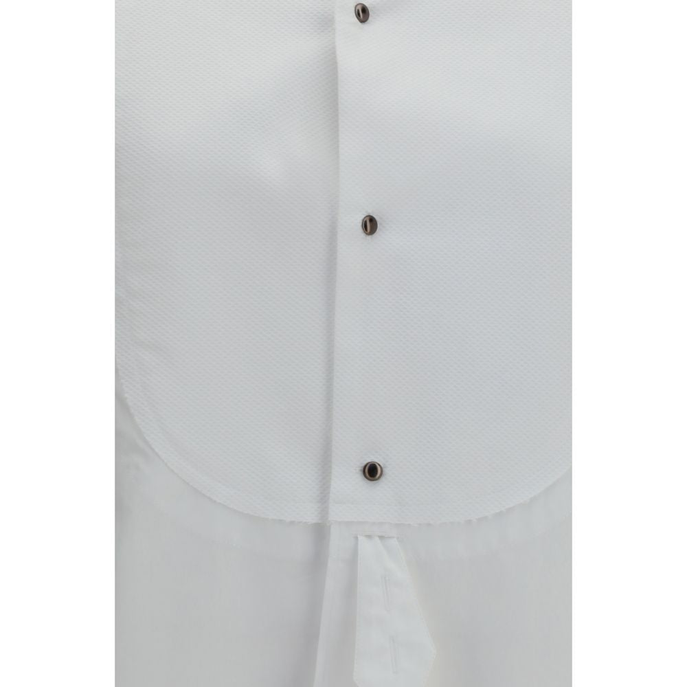 Maison Margiela Weißes Baumwollkleidhemd