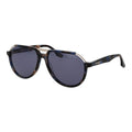Trussardi Sonnenbrille aus braunem Acetat & Edelstahl