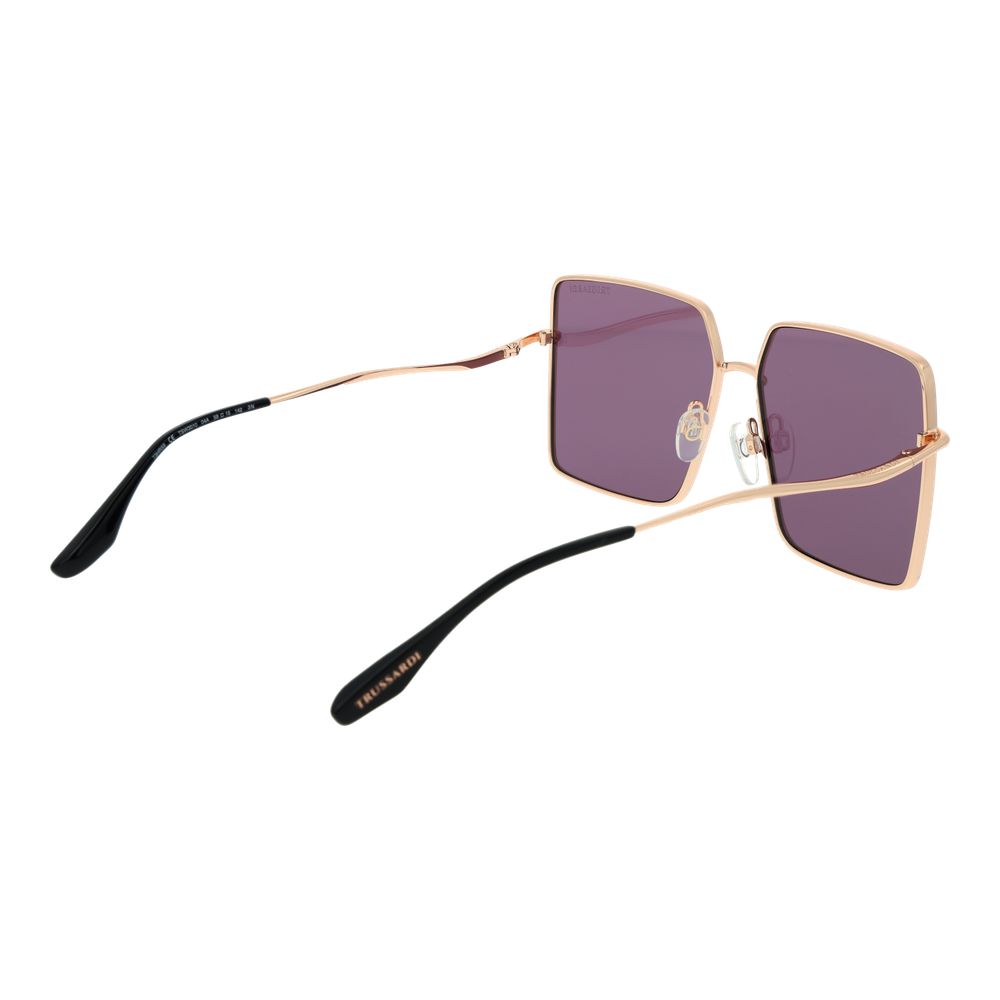 Trussardi Sonnenbrille aus Edelstahl in Gold