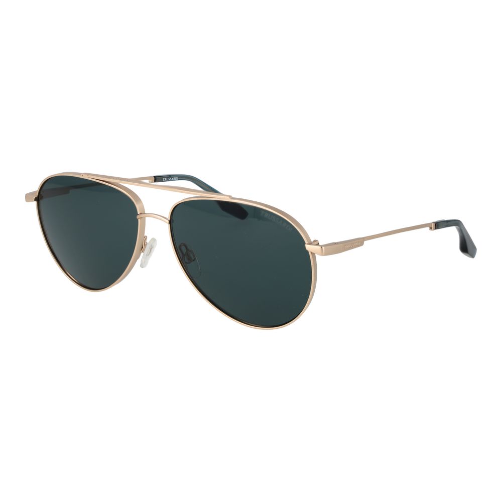 Trussardi Sonnenbrille aus Edelstahl in Gold