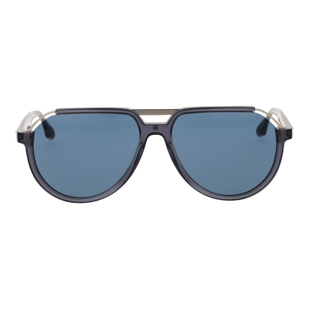 Trussardi Sonnenbrille aus grauem Acetat und Edelstahl