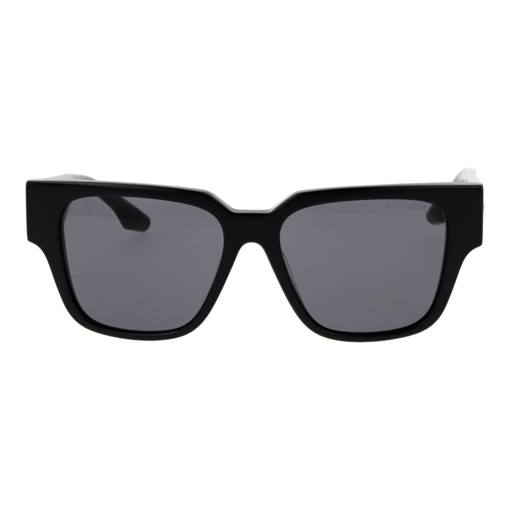 Trussardi Schwarze Sonnenbrille aus Acetat