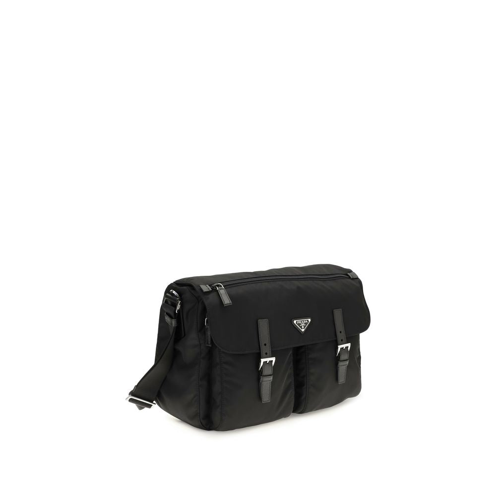Prada Schwarzer Polyamid-Rucksack