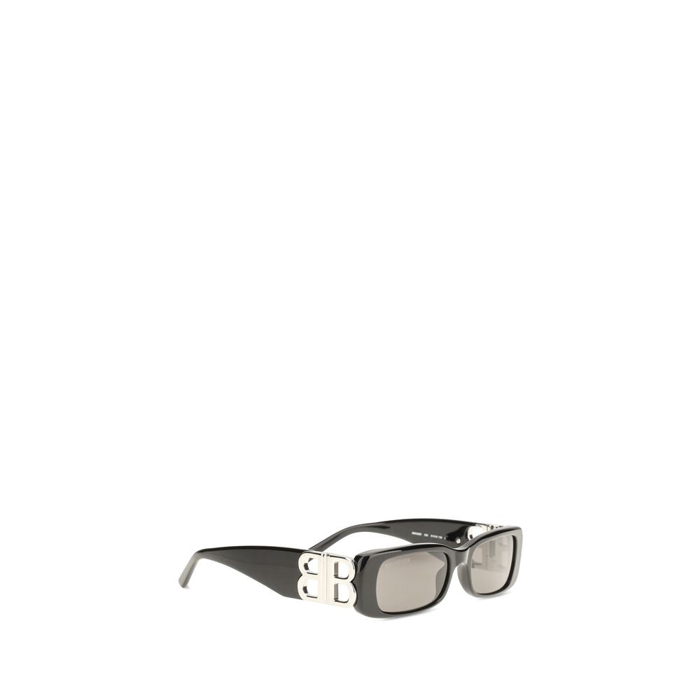 Balenciaga Schwarze Sonnenbrille aus Acetat