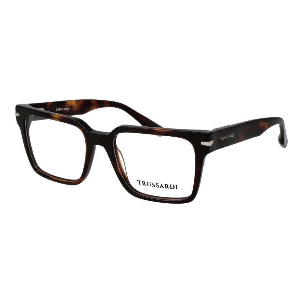 Trussardi Braune Brille aus Acetat (Gestell)