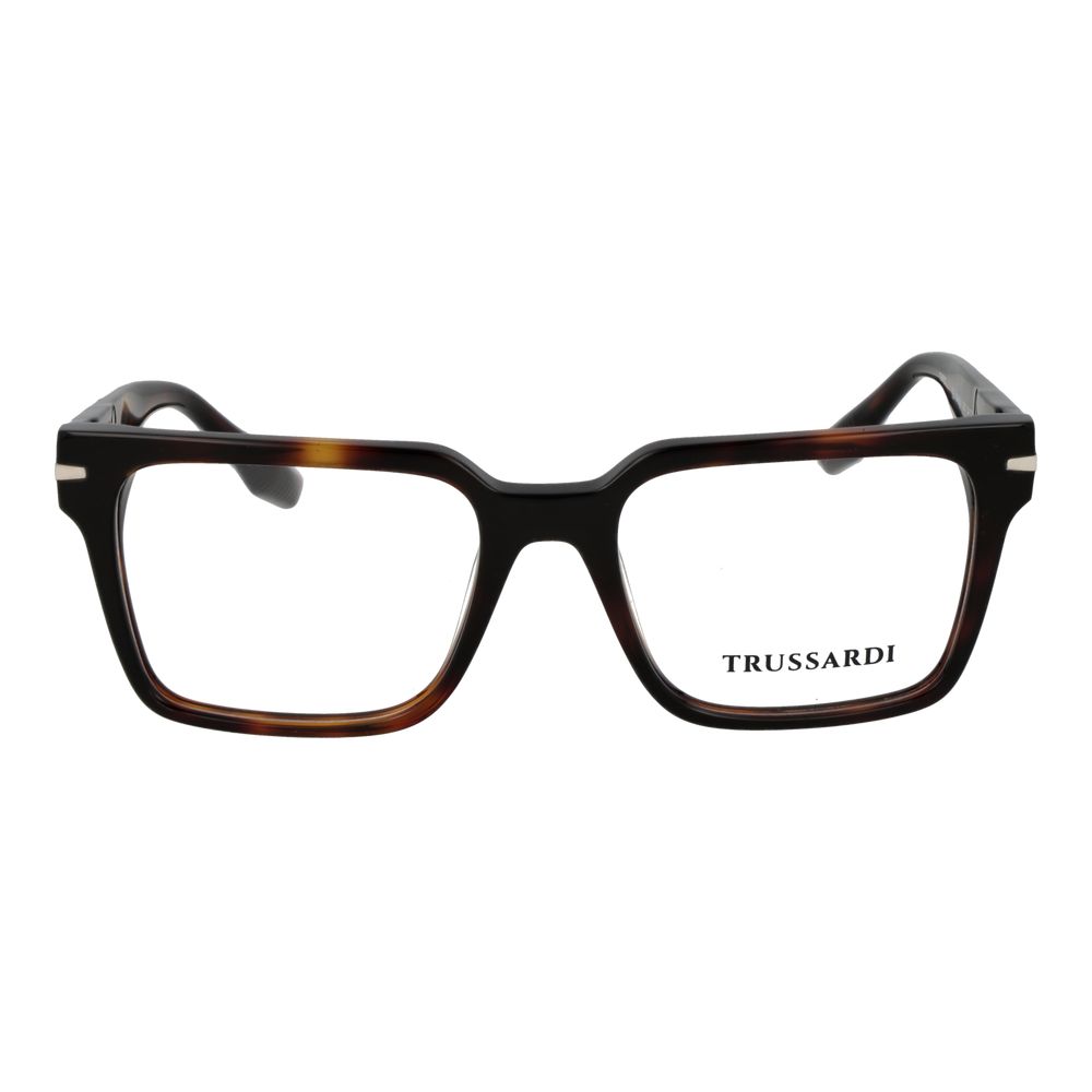 Trussardi Braune Brille aus Acetat (Gestell)
