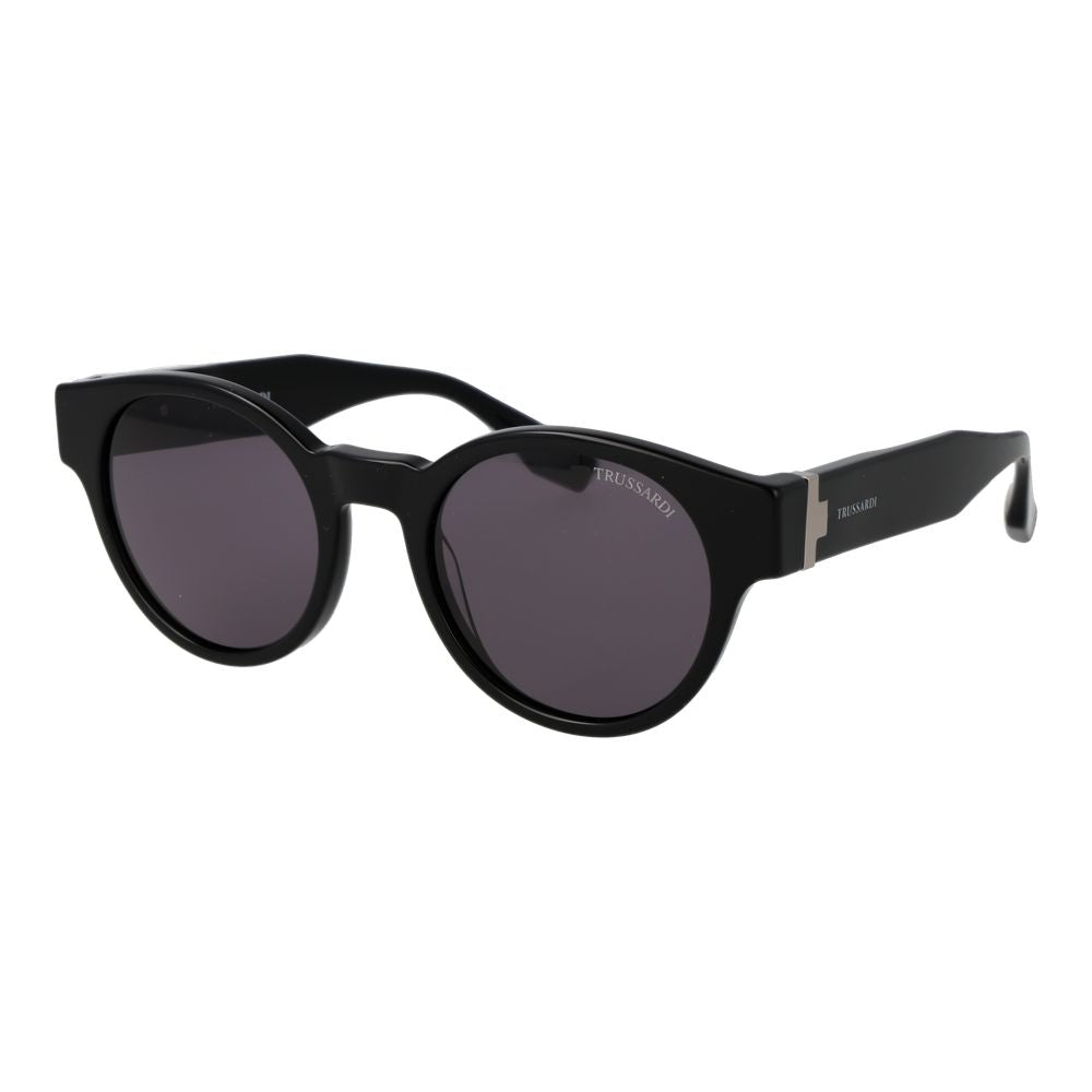Trussardi Schwarze Sonnenbrille aus Acetat