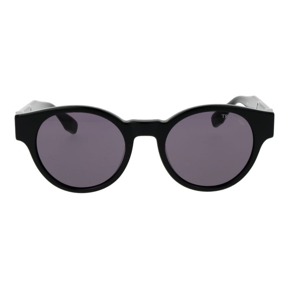 Trussardi Schwarze Sonnenbrille aus Acetat