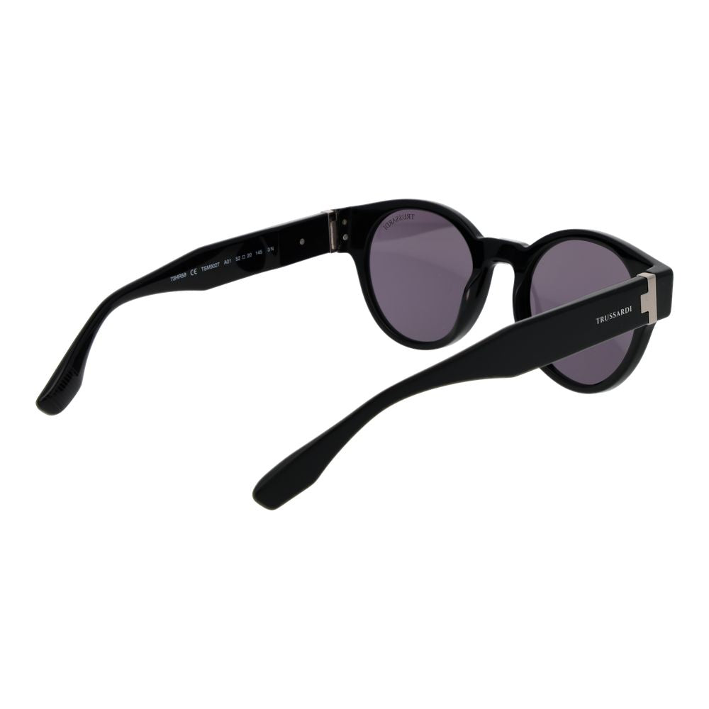 Trussardi Schwarze Sonnenbrille aus Acetat
