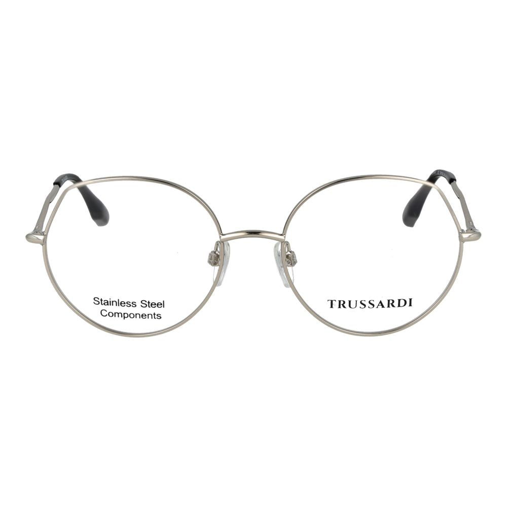 Trussardi Silberne Edelstahl-Brillengestelle