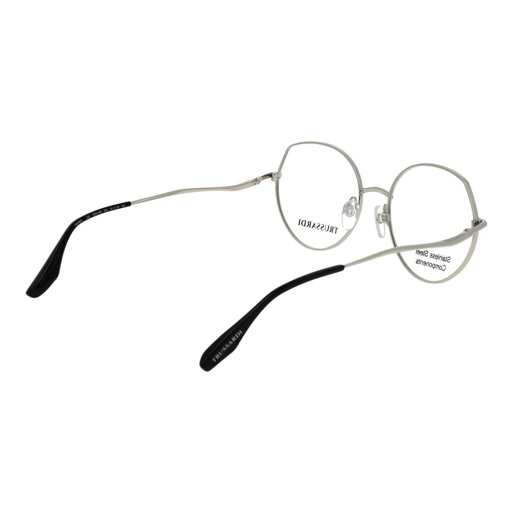 Trussardi Silberne Edelstahl-Brillengestelle