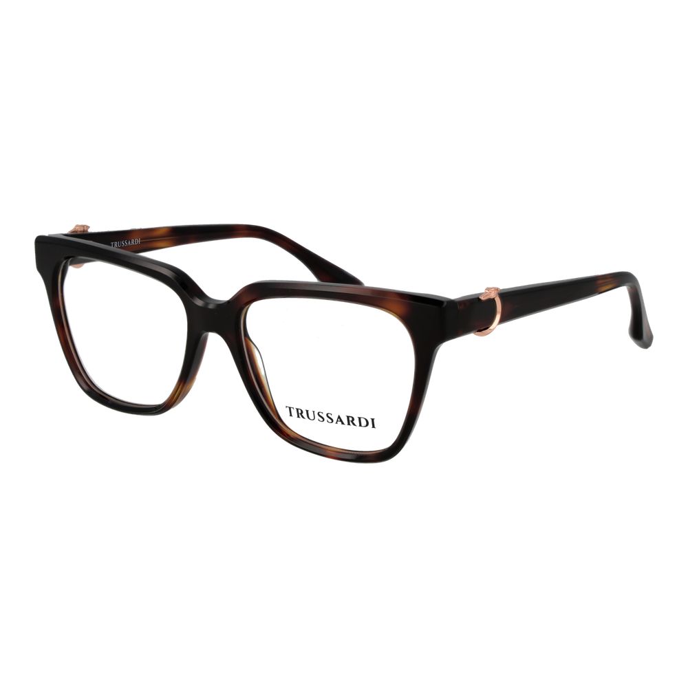 Trussardi Braune Brille aus Acetat (Gestell)