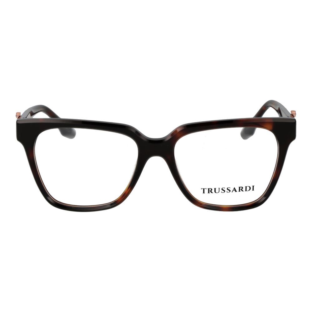 Trussardi Braune Brille aus Acetat (Gestell)