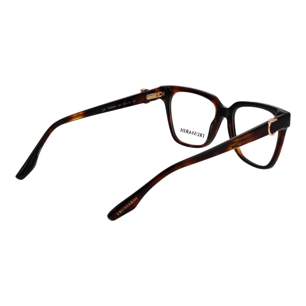 Trussardi Braune Brille aus Acetat (Gestell)