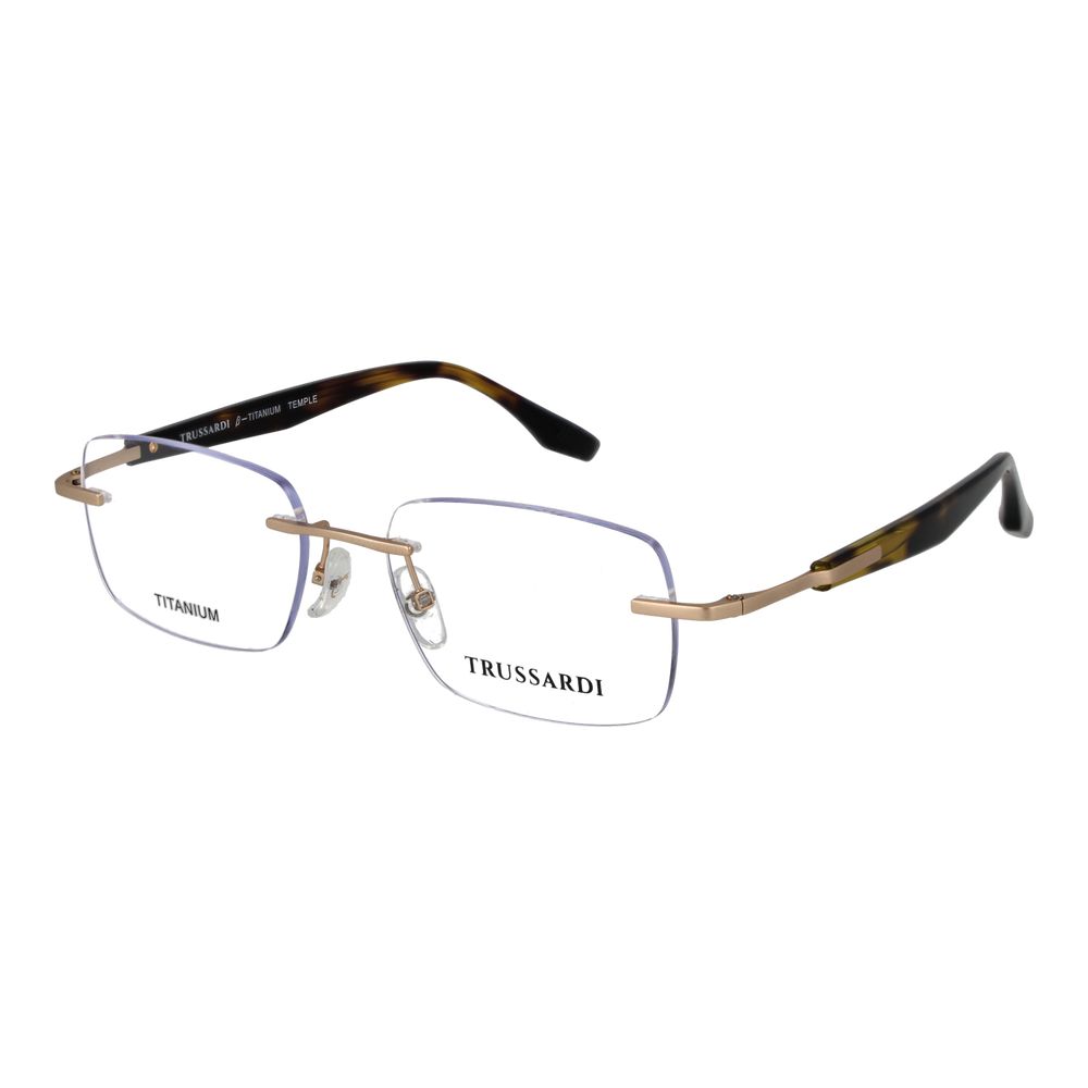 Trussardi Brille aus Edelstahl in Gold (Fassung)
