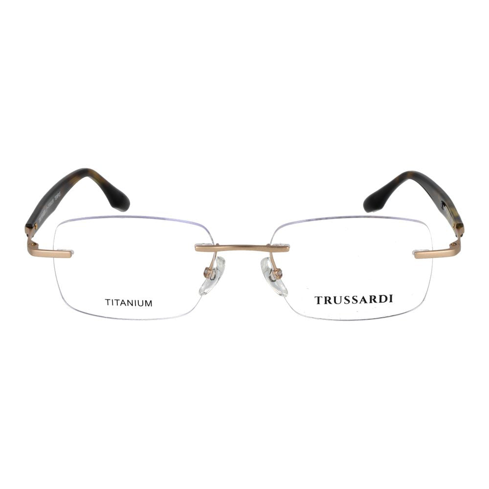 Trussardi Brille aus Edelstahl in Gold (Fassung)