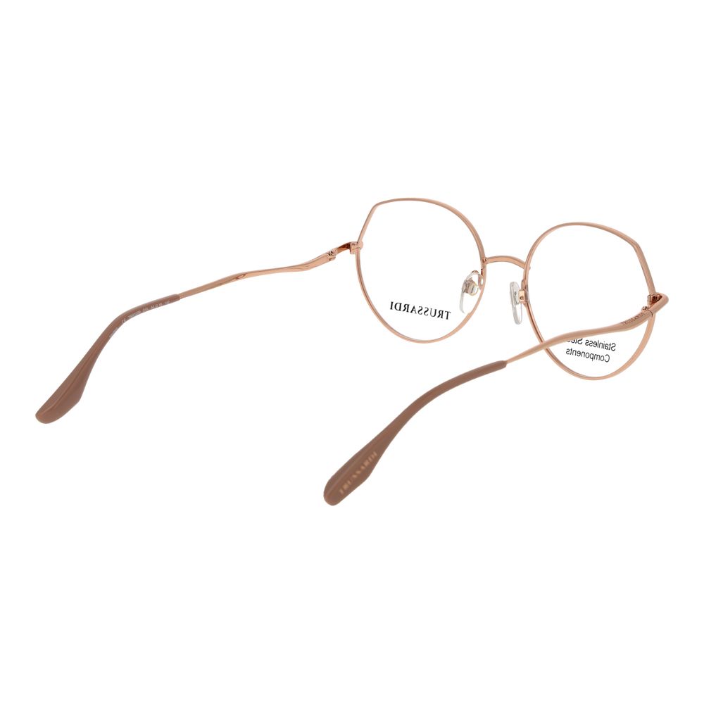 Trussardi Rosa Edelstahlbrille (Gestelle)